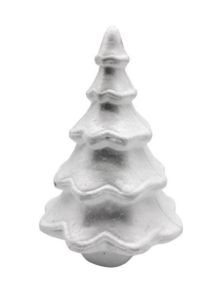 Bombka choinka styropianowa17cm 6szt. BCH-17