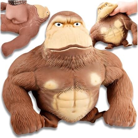 Gniotek antystresowy goryl małpa duży XL gigant 22cm