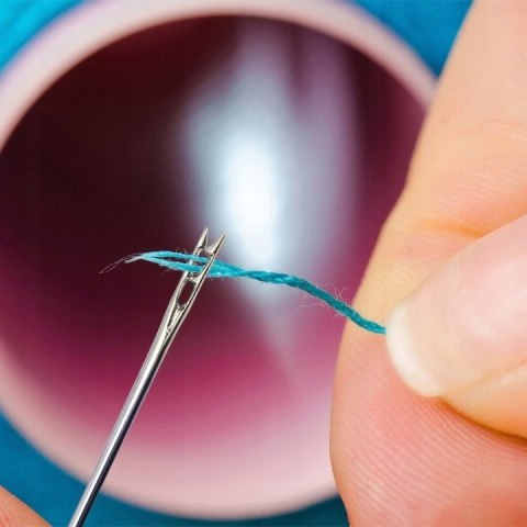 Igły do szycia ręcznego samonawlekające zestaw igieł 12szt. 3 rozmiary V1 PID0316