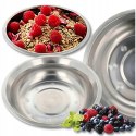 Miska metalowa gastronomiczna na sałatkę owoce 25cm PID1445