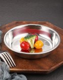 Miska metalowa gastronomiczna na sałatkę owoce 25cm PID1445