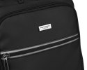 Plecak podróżny w czarnym kolorze z wygodnym uchwytem na walizkę - Peterson PTN PP-TOK2-P-9013 B