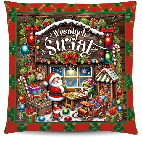 Poduszka świąteczna na mikołajki Boże Narodzenie Elfy | 3335BN5