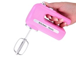 Różowy interaktywny mikser z dwoma końcówkami robot kuchenny + miska ZA5869