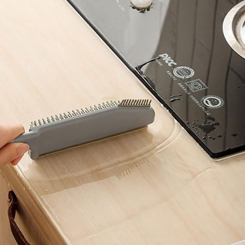 Szczotka 14cm silikonowa ze ściągaczką do wody uniwersalna myjka ściągaczka 2w1