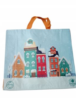 Torba PP 45 x 40 x 15cm DOMKI ŚWIĄTECZNE