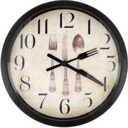 Zegar ścienny okrągły retro zegarek na ścianę stylowy kuchenny 20cm V2