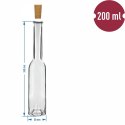 Butelka 200ml na nalewkę 6szt. 631222