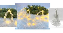 Dekoracja led świecąca 6szt. CHOINKI biały ciepły MCI-2511