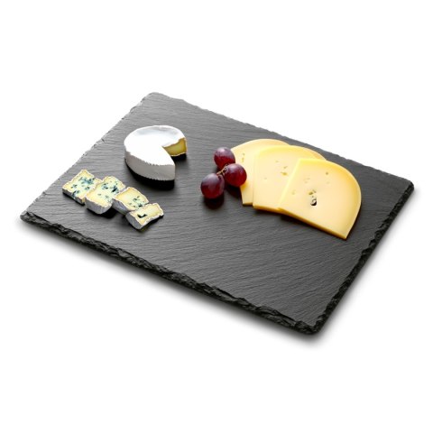Deska kamienna do serwowania przekąsek łupkowa Starke Pro 30 x 25 cm prostokątna