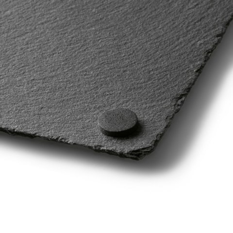 Deska kamienna do serwowania przekąsek łupkowa Starke Pro 30 x 25 cm prostokątna