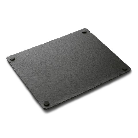 Deska kamienna do serwowania przekąsek łupkowa Starke Pro 30 x 25 cm prostokątna