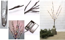 Drzewko LED na baterie 70cm 5-gałązek | XXI-101M