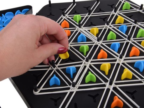 Gra strategiczna szachy łańcuchowe - zajmij jak najwięcej trójkątów! GR0764