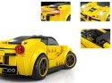 Klocki techniczne sportowe auto ŻÓŁTE 143-elementy + naklejki ZA5742