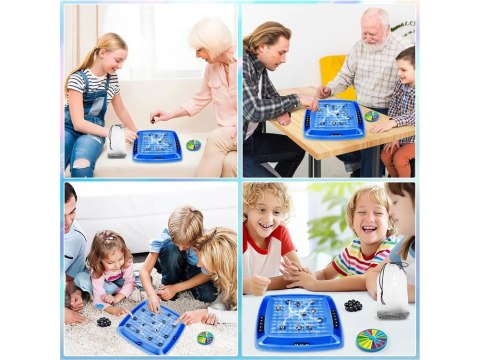 Magnetyczna gra strategiczna z kulkami i kołem fortuny dla rodziny | GR0763