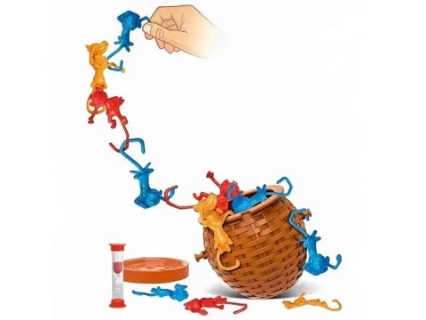 Małpi sznur gra zręcznościowa Małpki w koszyku Spadające małpki GR0685