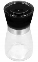 Młynek do pieprzu i soli mielenia przypraw przyprawnik ręczny szkło 175ml