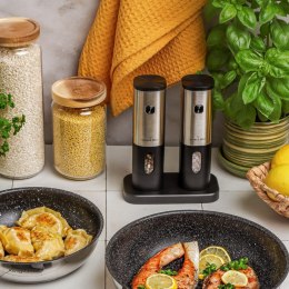 Młynki elektryczne do soli i pieprzu Starke Pro Split 2 sztuki