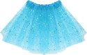 Spódniczka tiulowa brokatowa dla dziewczynek z tiulu tutu błyszcząca dł.30cm PID0010