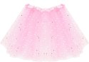 Spódniczka tiulowa brokatowa dla dziewczynek z tiulu tutu błyszcząca dł.30cm PID0010