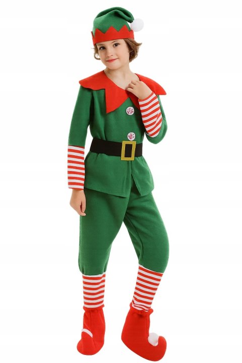 Strój Elf dziecięcy rozmiar M 116-122 cm / 5-6 lat