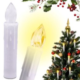 Świeczka led do stroika na choinkę świeca stołowa lampka krótka 9cm