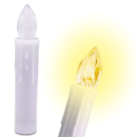 Świeczka led do stroika na choinkę świeca stołowa lampka krótka 9cm