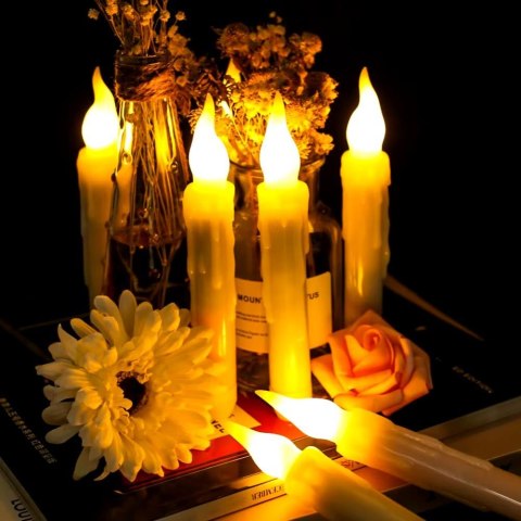 Świeczka led do stroika na choinkę świeca stołowa lampka krótka 9cm