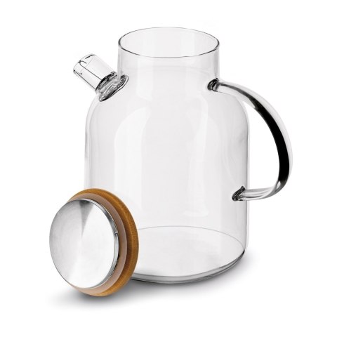 Szklany borokrzemowy dzbanek ze sprężynką na gorące i zimne napoje 1,8l NEXO