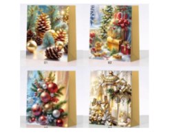 Torebka prezentowa 12szt. BOŻE NARODZENIE 18X24CM