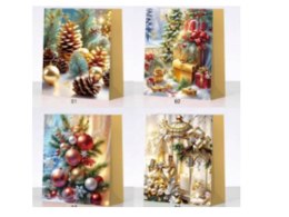 Torebka prezentowa 12szt. BOŻE NARODZENIE 26X32CM