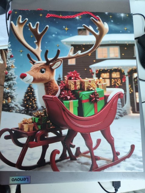 Torebka prezentowa 12szt. BOŻE NARODZENIE