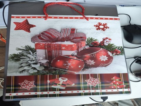 Torebki 12szt. BOŻE NARODZENIE 32 x 26cm