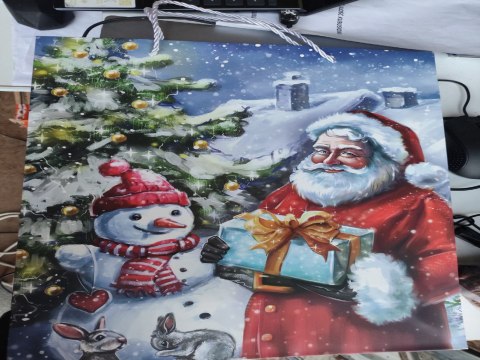 Torebki 12szt. BOŻE NARODZENIE 32 x 26cm