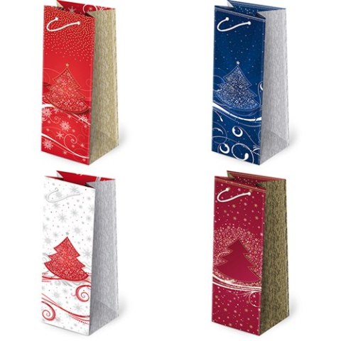 Torebki ozdobne 10szt. AL-2 set S-34 Elegant trees 12 x 36,9 x 11cm