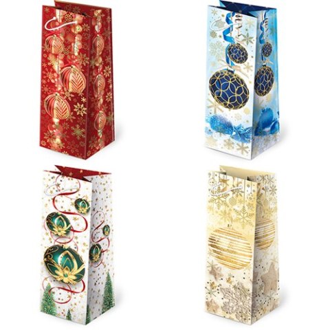 Torebki ozdobne 10szt. AL-2 set S-40 Bombki 12 x 36,9 x 11cm