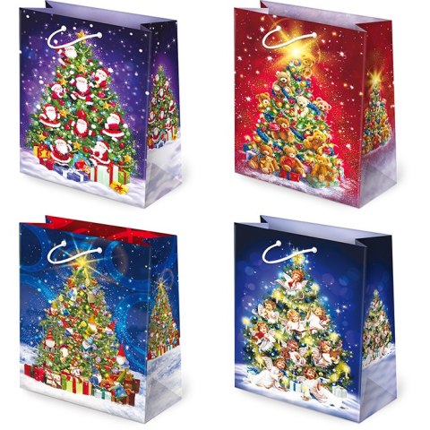 Torebki ozdobne 10szt. T-2L set S-45 Exceptional trees 22,5 x 31,5 x 10,8cm