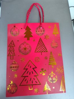 Worek 50szt. opakowanie ozdobne 25 x 40cm BOŻE NARODZENIE