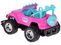 Zdalnie sterowane różowe auto dla lalek + chłopiec i dziewczynka RC0734
