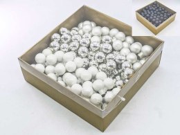 Bombki szklane z drucikiem 12szt. CZARNE TG76253-8