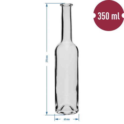 Butelka na nalewkę 350 ml 6 szt.+ 6 korków 631224