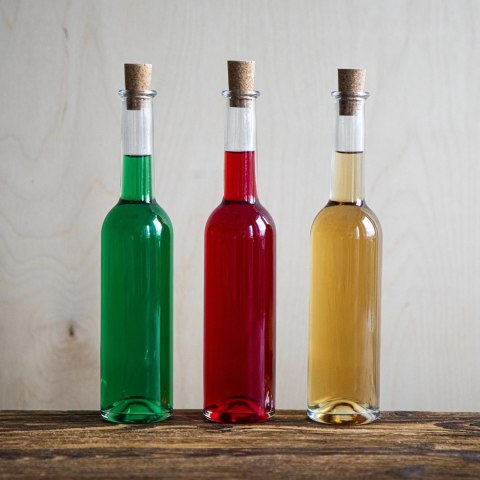 Butelka na nalewkę 350 ml 6 szt.+ 6 korków 631224