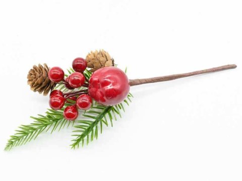 Gałązka ozdobna świąteczna CV34034