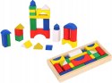 Klocki drewniane edukacyjne układanka drewniana dla dzieci 26 el