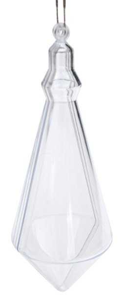 Kryształek szlifowany akrylowy wysokość 14,5 cm opakowanie 5 szt. AKR-15