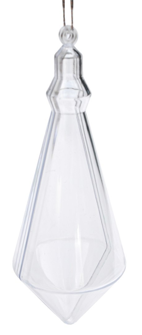 Kryształek szlifowany akrylowy wysokość 14,5 cm opakowanie 5 szt. AKR-15