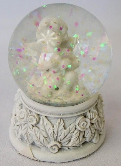 Kula śnieżna wodna 6cm ANIOŁEK 7062