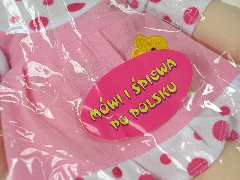 Lalka szmacianka 45cm mówi i śpiewa po polsku