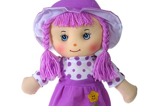 Lalka szmacianka 45cm mówi i śpiewa po polsku